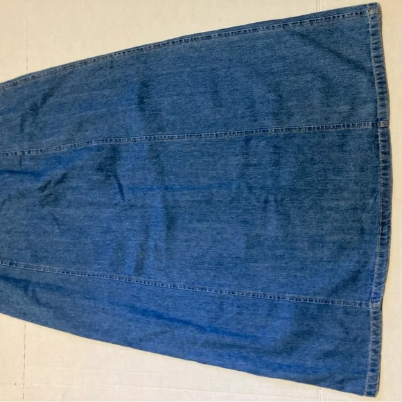 Kim Rogers Classic Women Blue Denim Jean Skirt Size 10p - Picture 3 of 12
